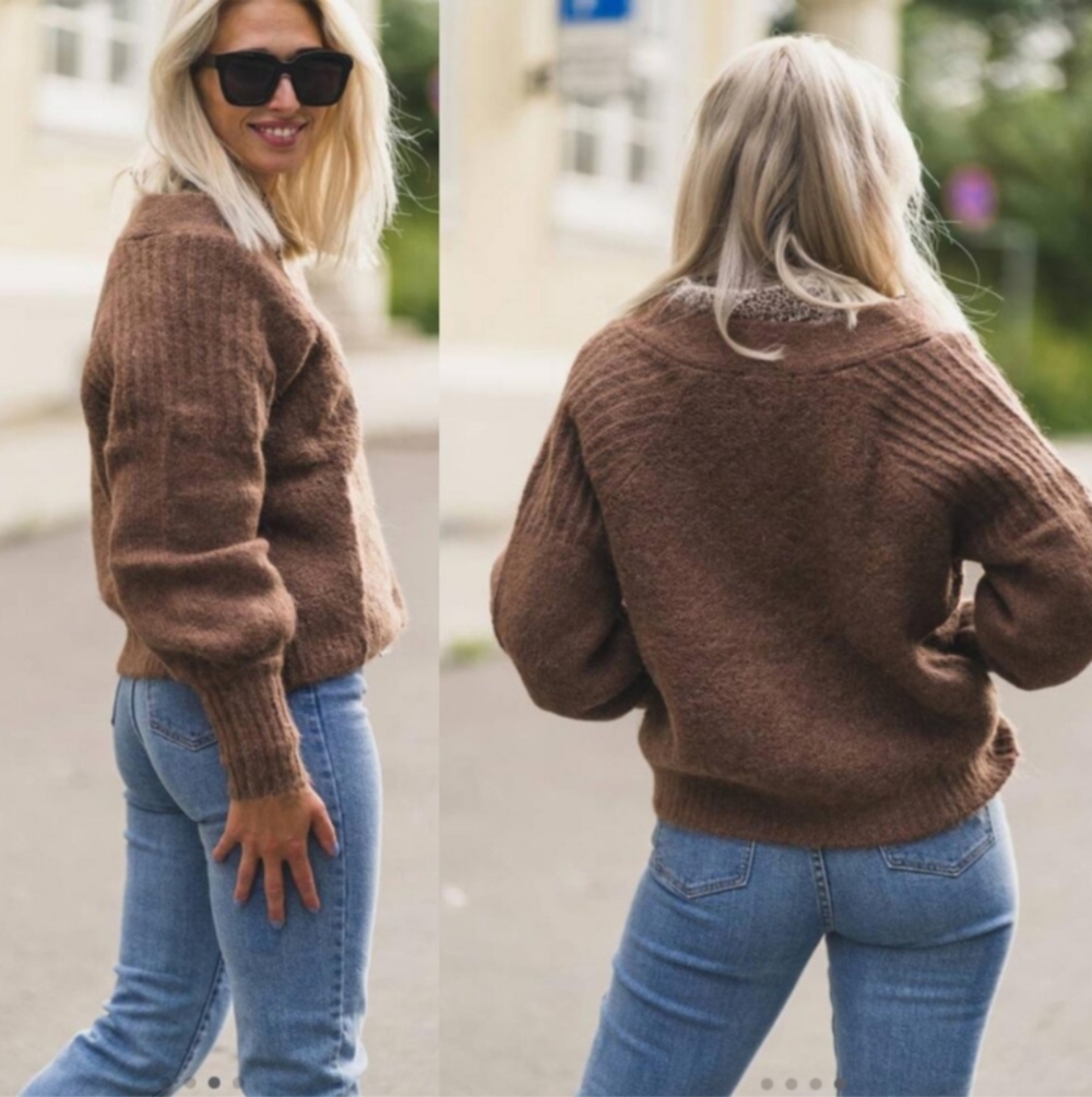 byTimo  Alpaca Blend Button-Up Cardigan - Picture 5 of 7
